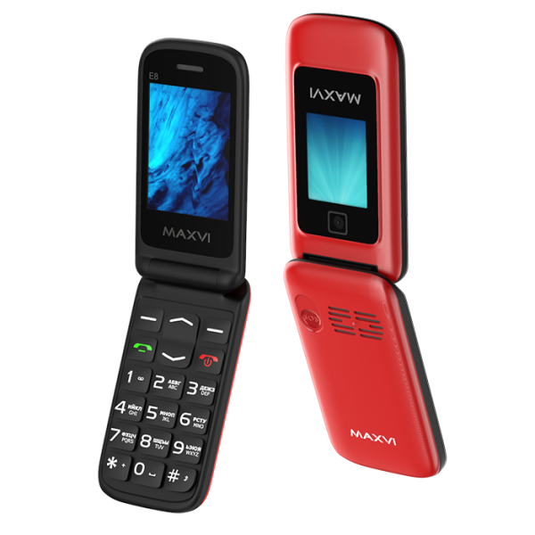Купить Мобильный телефон Maxvi E8 red